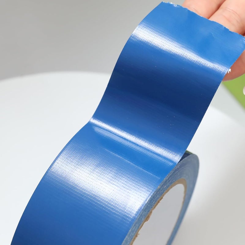 ROSEUP 2 Pack Duct Tape Heavy Duty,7.5 Mil Thickness,2 Inches x 30 Yards,Flexible,No Residue,Waterproof and Tear by Hand,Multi-Use for Indoor & Outdoor, Blue - Image 3
